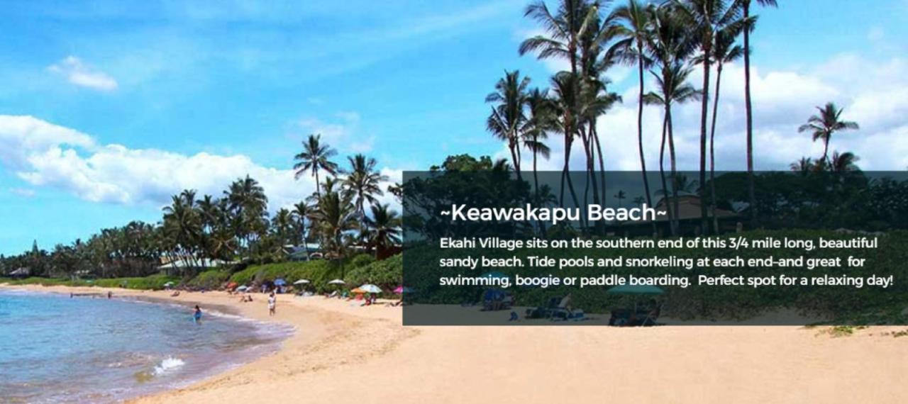 9B Ekahi Village-Studio Bath, Garden View - 1 Minute Stroll To Beach! Wailea  Buitenkant foto